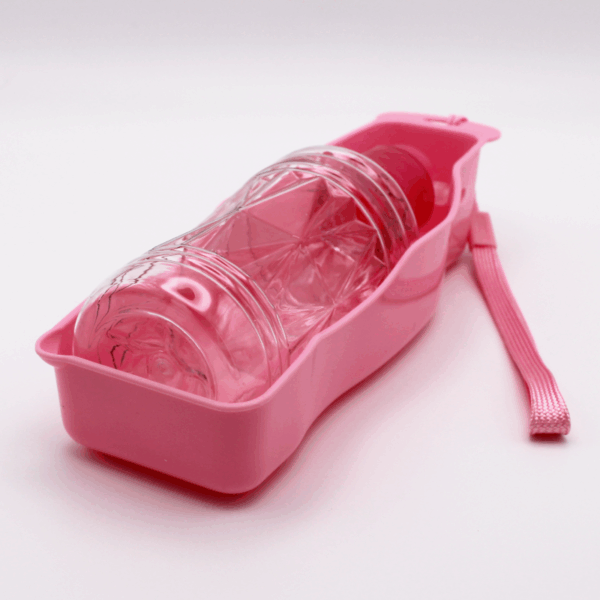 Trinkflasche für Hunde – tragbar mit Napf | Ideal für unterwegs | Verschiedene Farben erhältlich – Bild 5