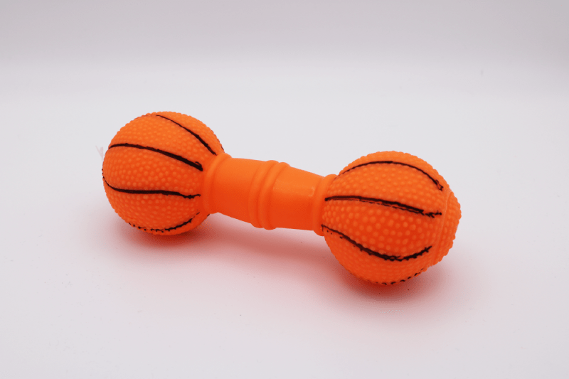 Hundespielzeug Hantel – 17 cm | Robust & bissfest | Perfekt für Apportierspiele 1 20557_1