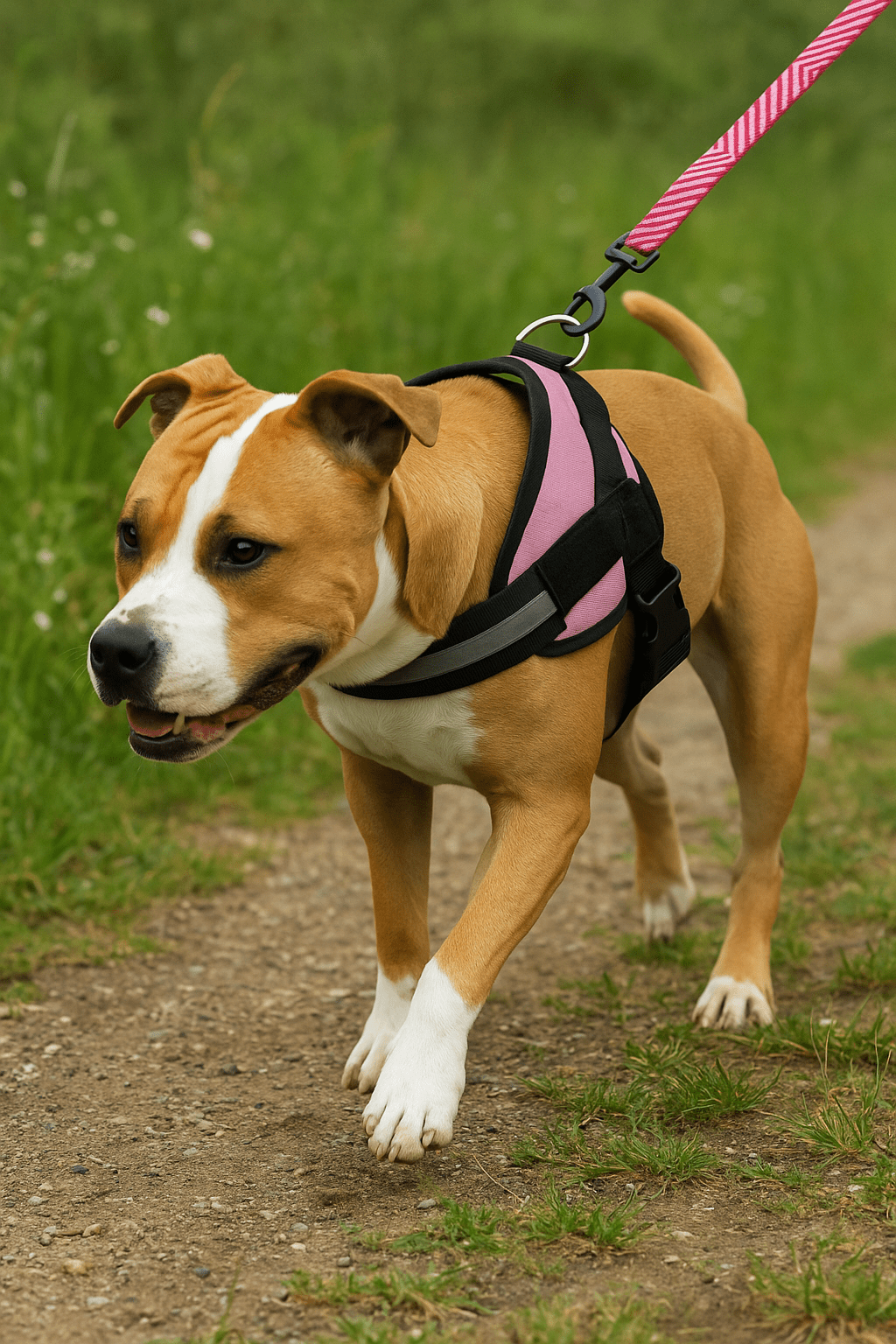 Hundeleine 120 cm – 15 mm, 20 mm, 25 mm Breite | Handschlaufe | Farblich passende Geschirre erhältlich 3 21166 mit hund