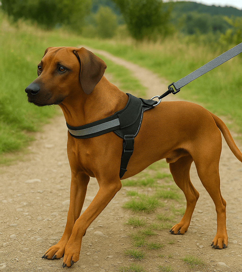 Hundeleine 120 cm – 15 mm, 20 mm, 25 mm Breite | Handschlaufe | Farblich passende Geschirre erhältlich 2 21167 mit hund