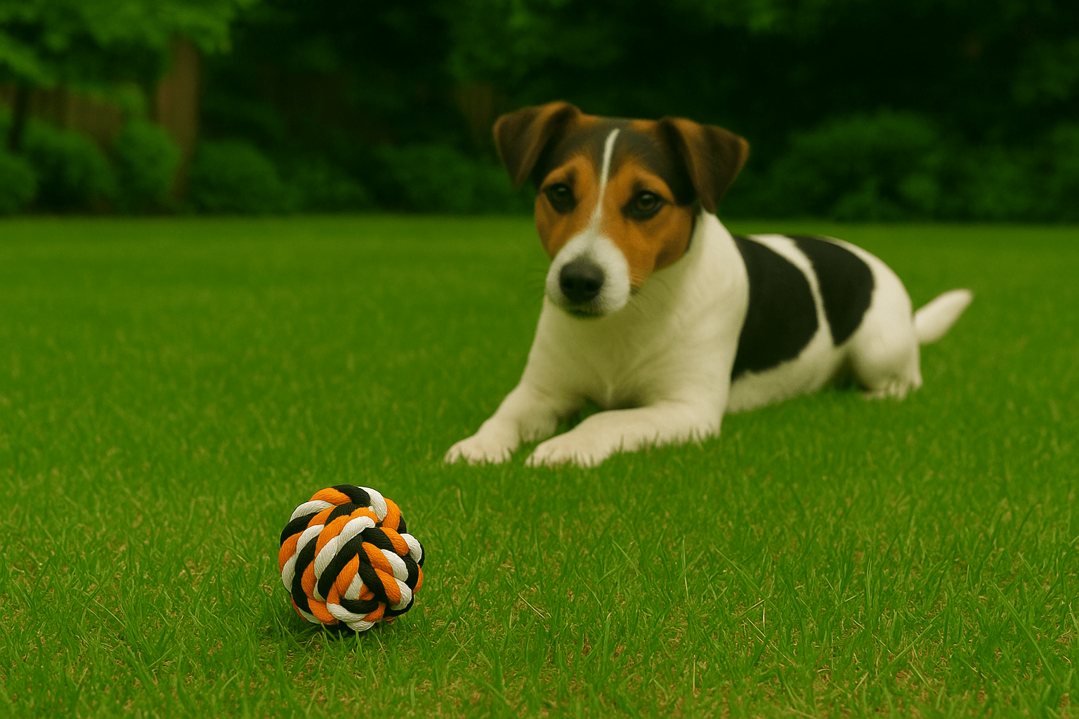 Hundespielzeug Knotenball – 8 cm | Robuster Baumwollball für Zerrspiele & Zahnpflege 1 21317 mit hund